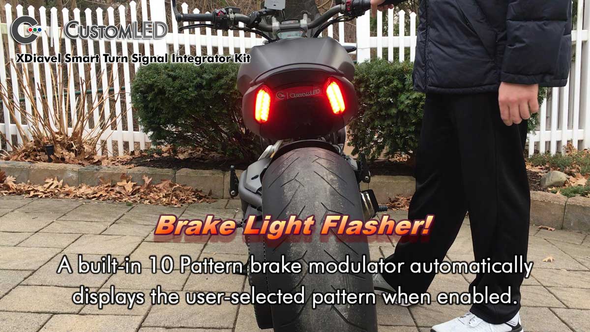 XDiavel Smart Intermitente Integrator Kit - Custom LED