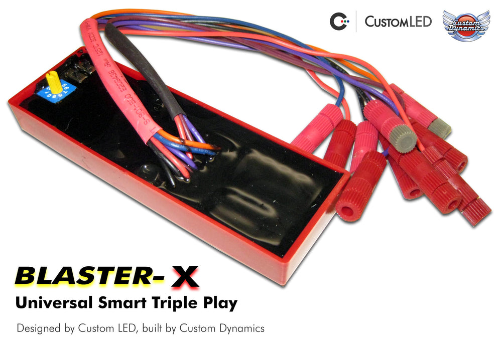 Smart Triple Play: Universal Run Brake Turn control module for Motorcycles | Custom LED